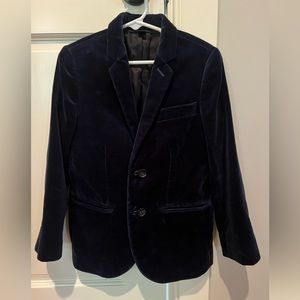 J Crew Boys Blue velvet Blazer
